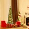 Pencil Christmas Tree with Memory Wire Branch Tips and Warm LED Lights